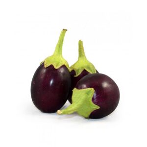 Brinjal Round Purple Seeds - F1 Hybrid بینگن گول